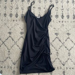 Black mini dress